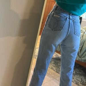 Calvin Klein High-Rise Light Blue Jeans